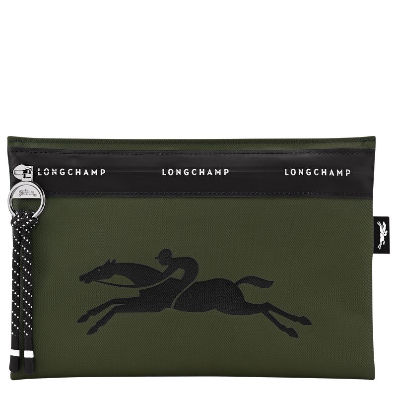 Men Longchamp Le Pliage Energy Pouch Khaki | Thailand-529LPISHW