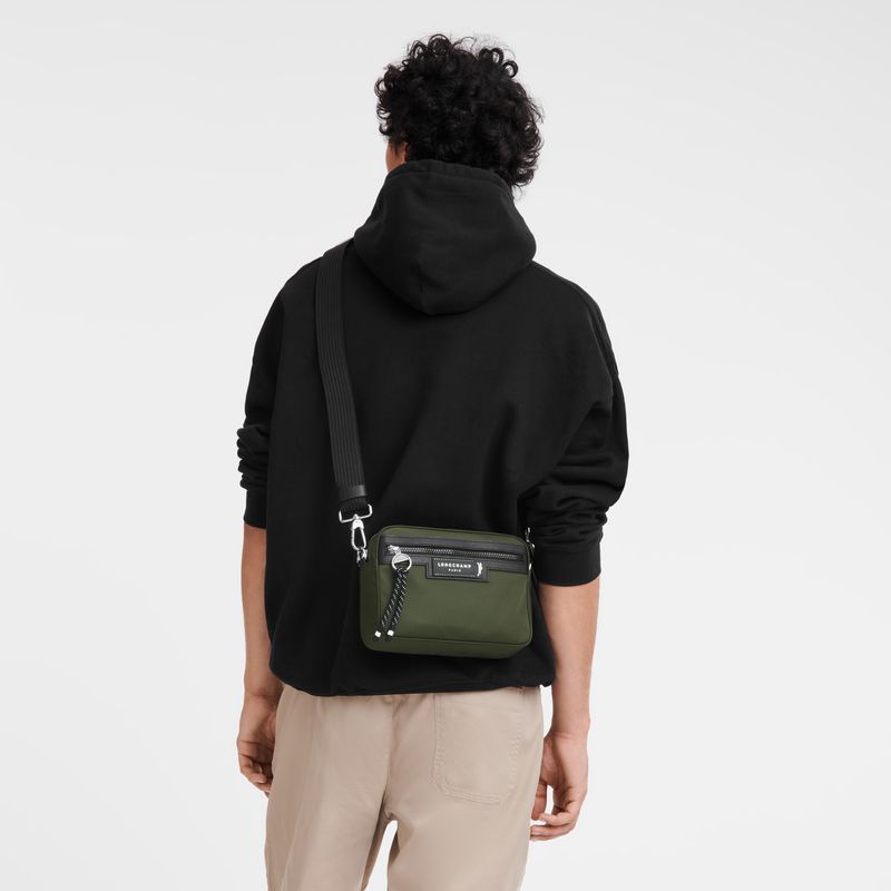 Men Longchamp Le Pliage Energy S Camera Crossbody Bag Khaki | Thailand-219YLRWNB