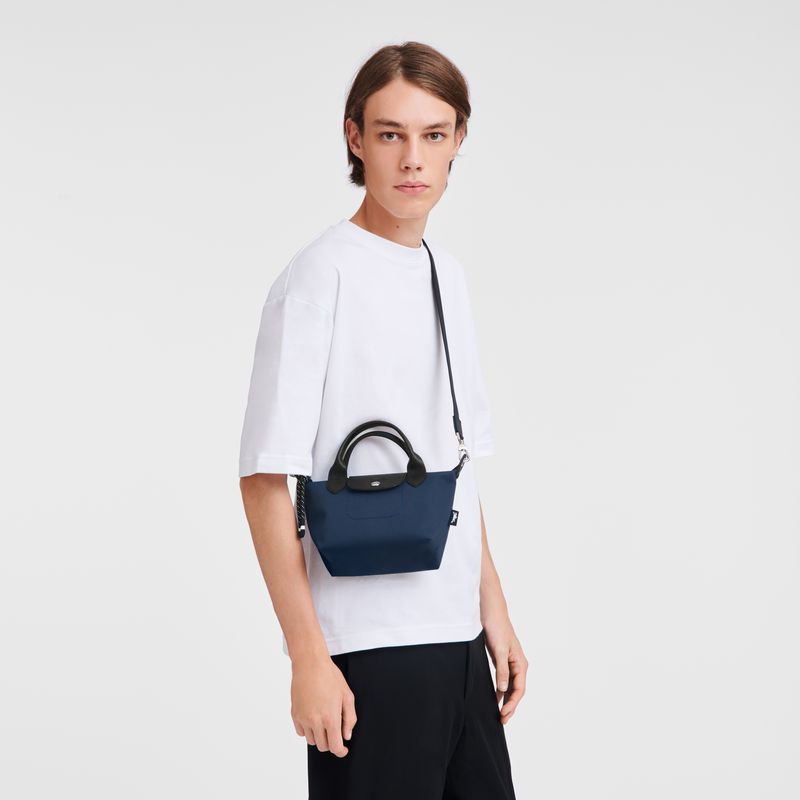 Men Longchamp Le Pliage Energy Xs Handbag Navy | Thailand-245SADNBW