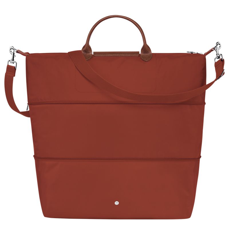 Men Longchamp Le Pliage Green Expandable Travel Bag Brown | Thailand-469DBHQRG