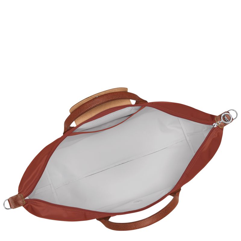 Men Longchamp Le Pliage Green Expandable Travel Bag Brown | Thailand-469DBHQRG