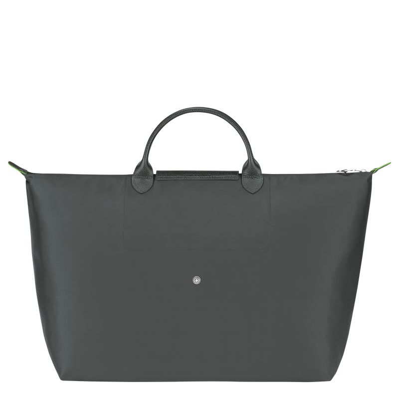 Men Longchamp Le Pliage Green L Travel Bag Dark Grey | Thailand-365NHCDJY