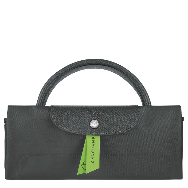 Men Longchamp Le Pliage Green L Travel Bag Dark Grey | Thailand-365NHCDJY