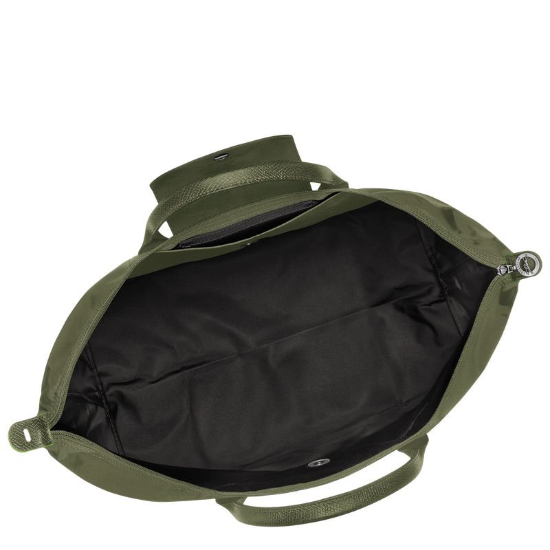 Men Longchamp Le Pliage Green L Travel Bag Dark Green | Thailand-097VLWTEA