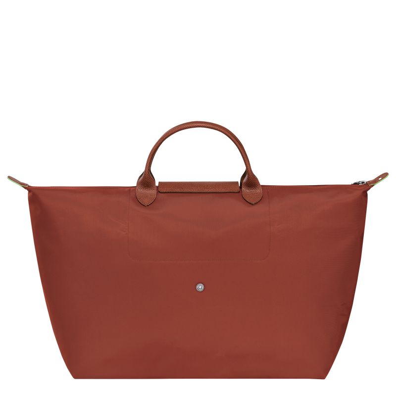 Men Longchamp Le Pliage Green L Travel Bag Brown | Thailand-954XQNHBG