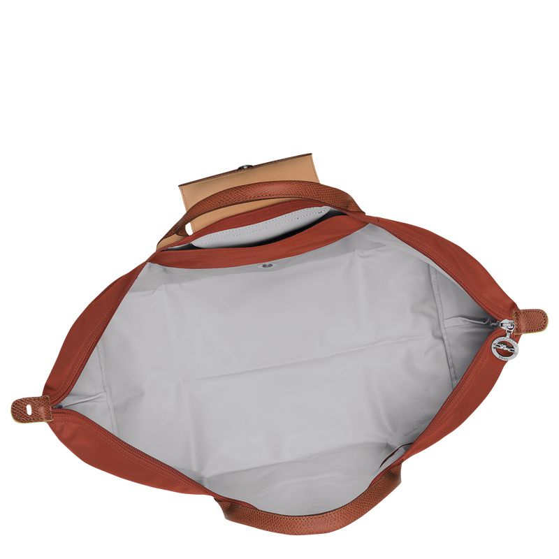 Men Longchamp Le Pliage Green L Travel Bag Brown | Thailand-954XQNHBG