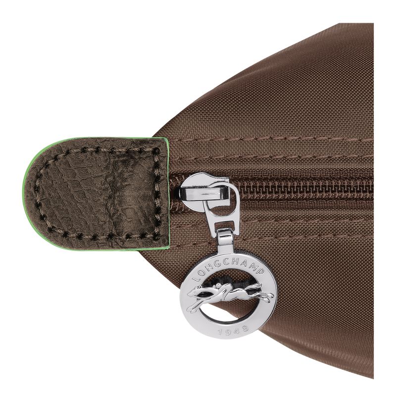 Men Longchamp Le Pliage Green M Backpack Dark Brown | Thailand-097KWEOQX