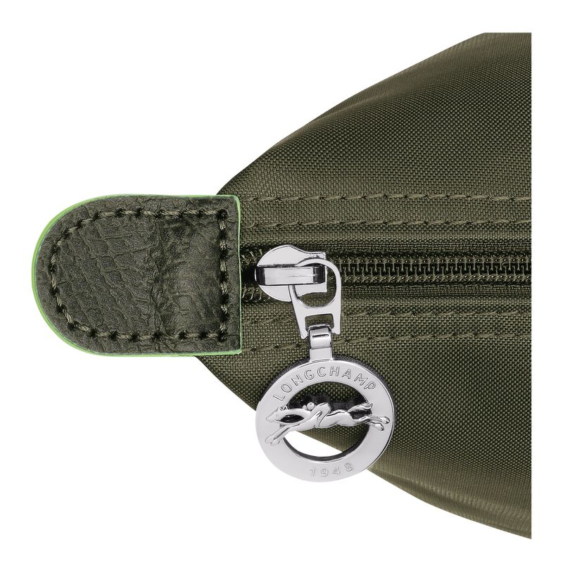 Men Longchamp Le Pliage Green M Backpack Dark Olive | Thailand-801DOFMNH