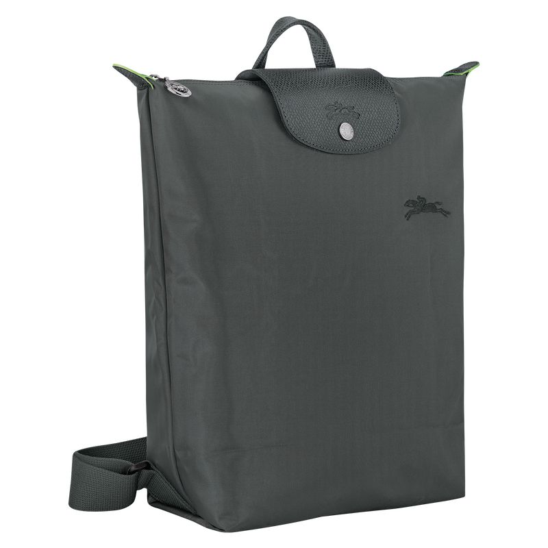 Men Longchamp Le Pliage Green M Backpack Deep Grey | Thailand-576GYRLTX
