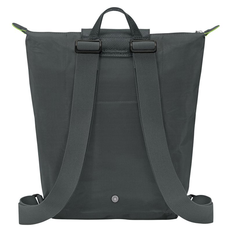 Men Longchamp Le Pliage Green M Backpack Deep Grey | Thailand-576GYRLTX