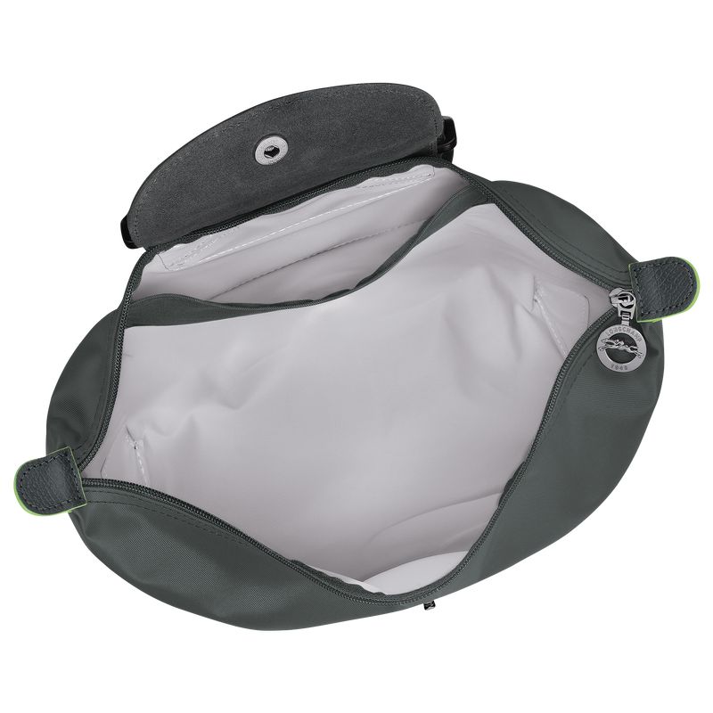 Men Longchamp Le Pliage Green M Backpack Deep Grey | Thailand-576GYRLTX