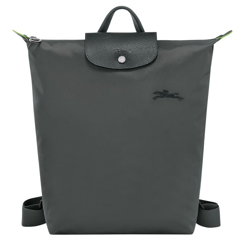 Men Longchamp Le Pliage Green M Backpack Deep Grey | Thailand-576GYRLTX