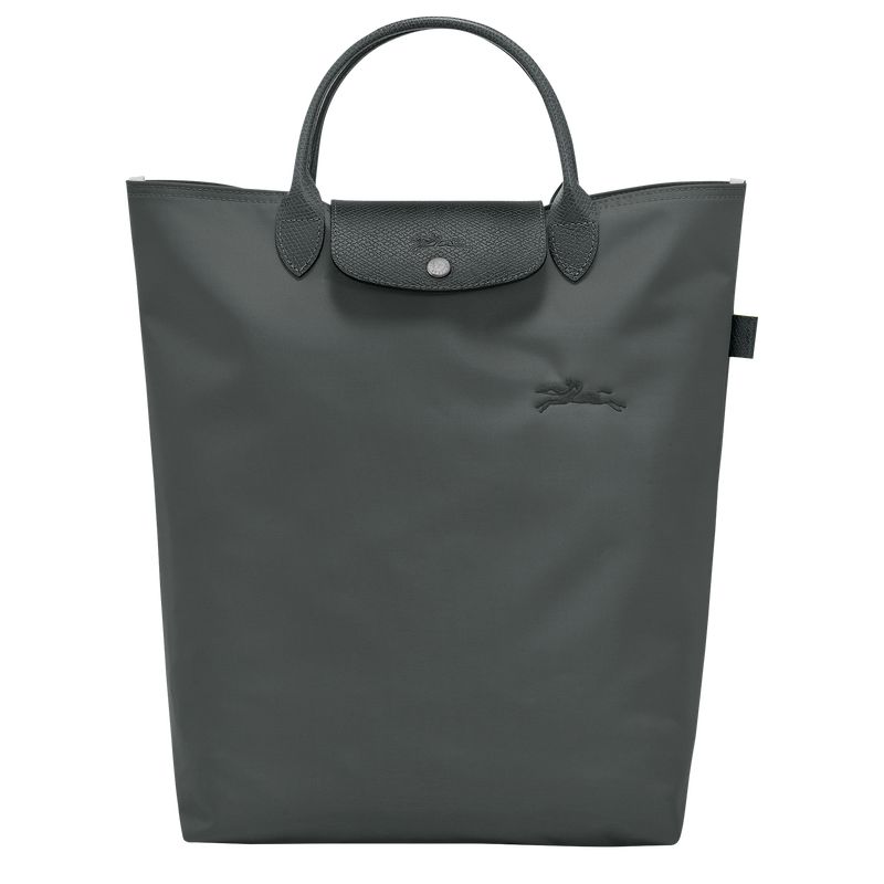 Men Longchamp Le Pliage Green M Tote Bag Deep Grey | Thailand-102SDWXBC