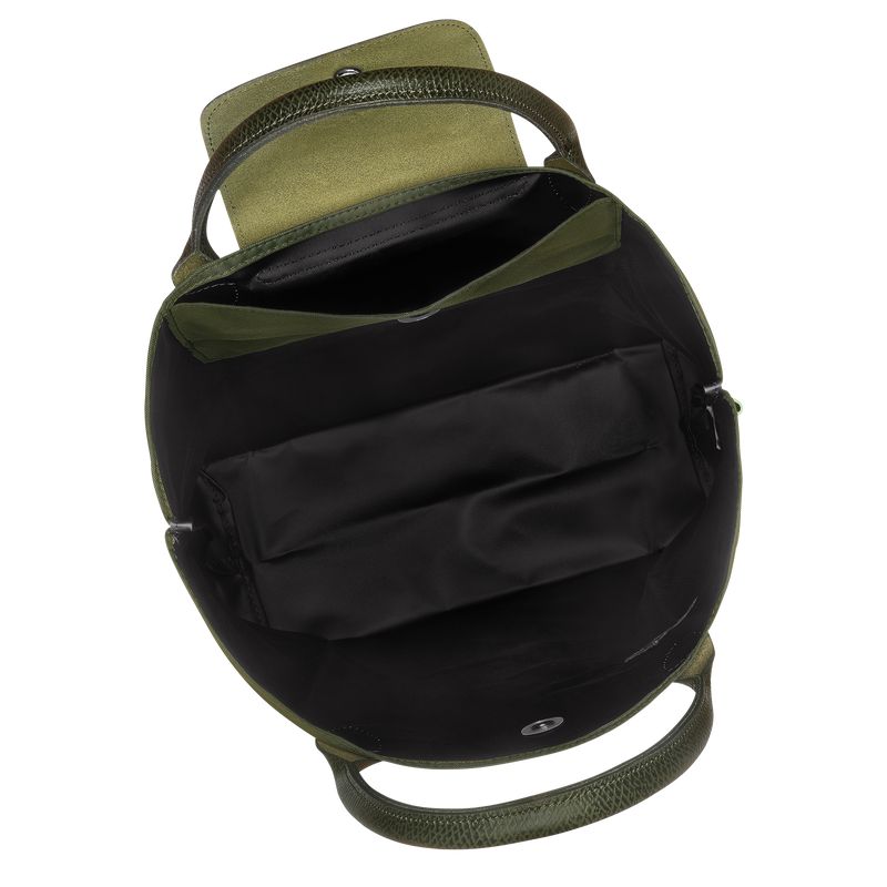 Men Longchamp Le Pliage Green M Tote Bag Dark Green | Thailand-284EUJQAG