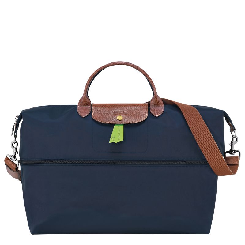 Men Longchamp Le Pliage Original Expandable Travel Bag Navy | Thailand-469CBNGMR