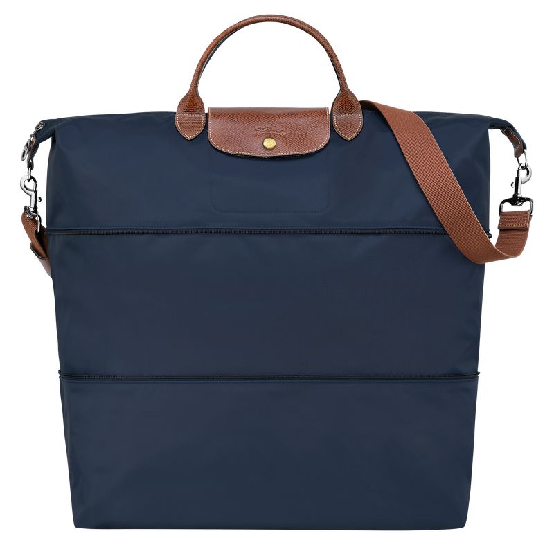 Men Longchamp Le Pliage Original Expandable Travel Bag Navy | Thailand-469CBNGMR