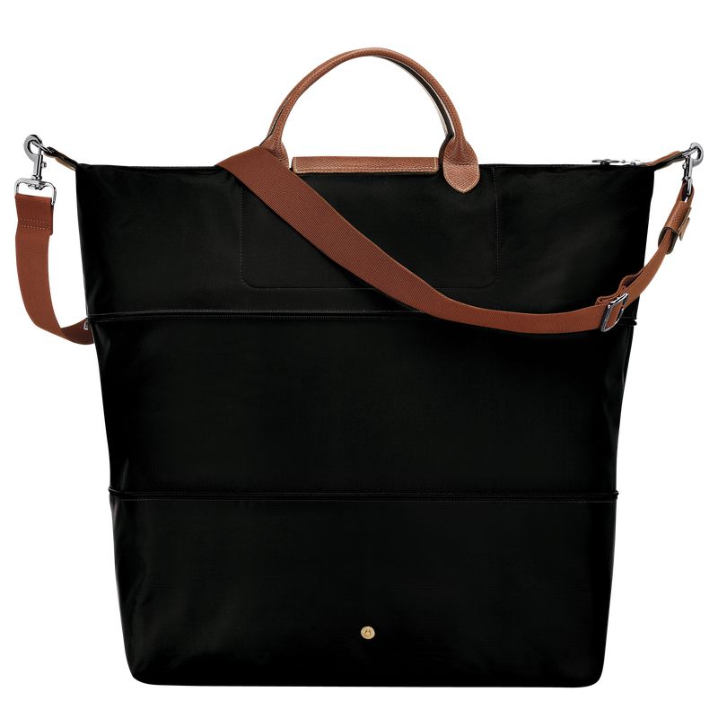 Men Longchamp Le Pliage Original Expandable Travel Bag Black | Thailand-785EUDGFQ