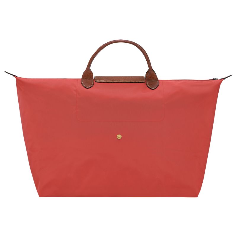 Men Longchamp Le Pliage Original L Travel Bag Pink | Thailand-082RZQBHP