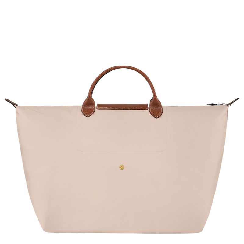 Men Longchamp Le Pliage Original L Travel Bag Beige | Thailand-612WNFLOG