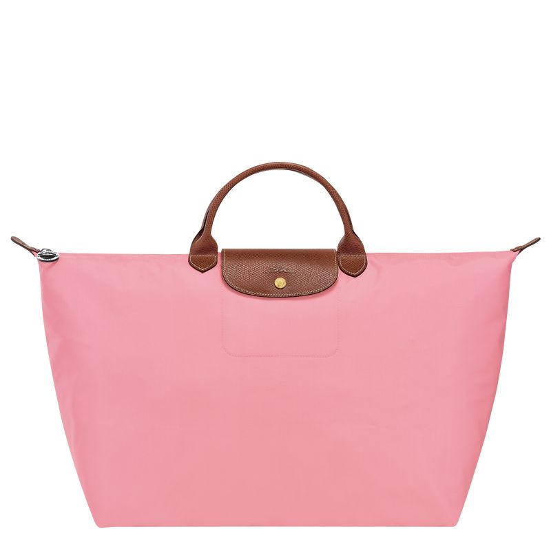 Men Longchamp Le Pliage Original L Travel Bag Pink | Thailand-296AWQFBY