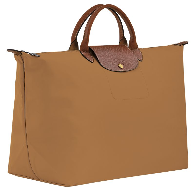 Men Longchamp Le Pliage Original L Travel Bag Brown | Thailand-516KJTCSM