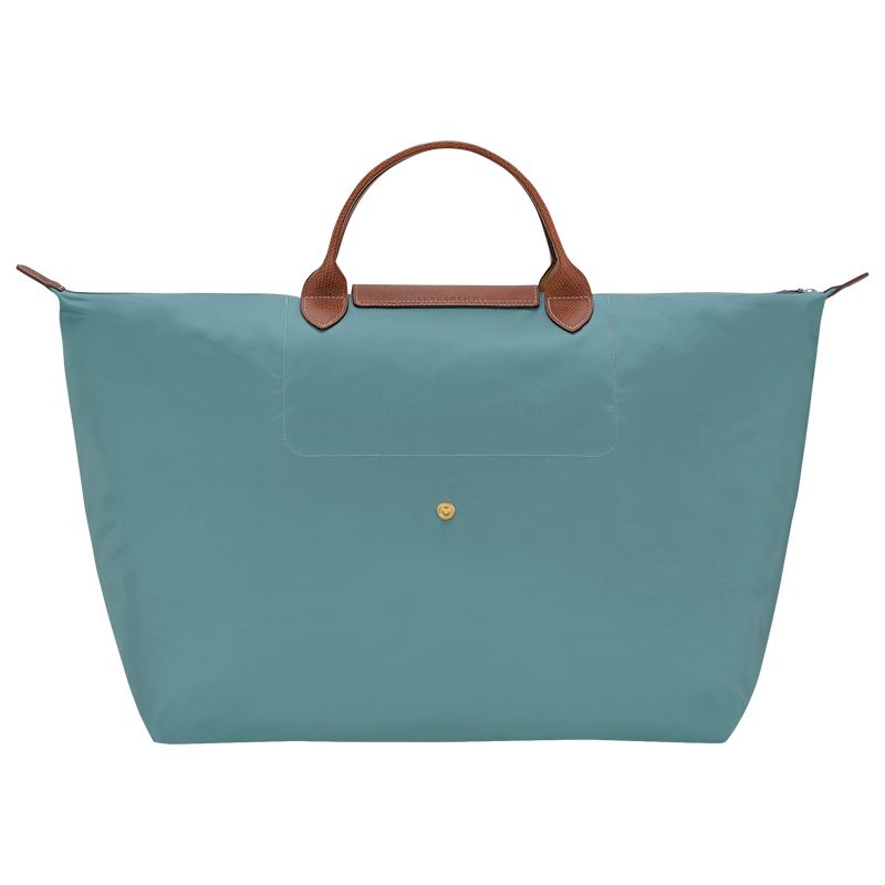 Men Longchamp Le Pliage Original L Travel Bag Blue | Thailand-803FHTGNC