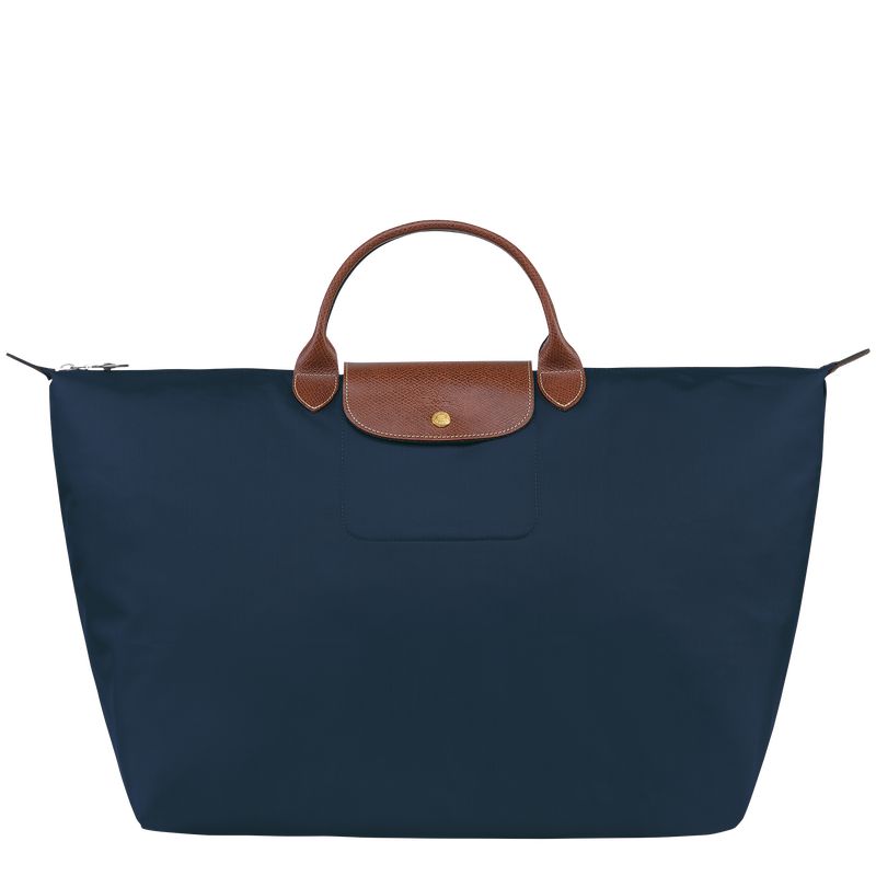 Men Longchamp Le Pliage Original L Travel Bag Navy | Thailand-397SFJMWO