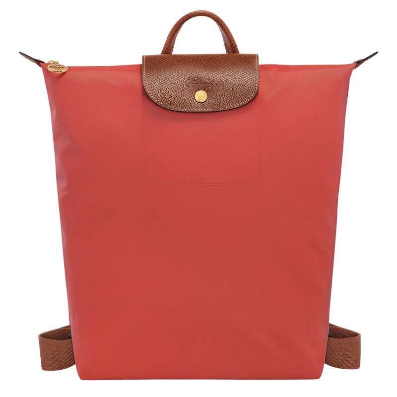 Men Longchamp Le Pliage Original M Backpack Pink | Thailand-415KHJIVD