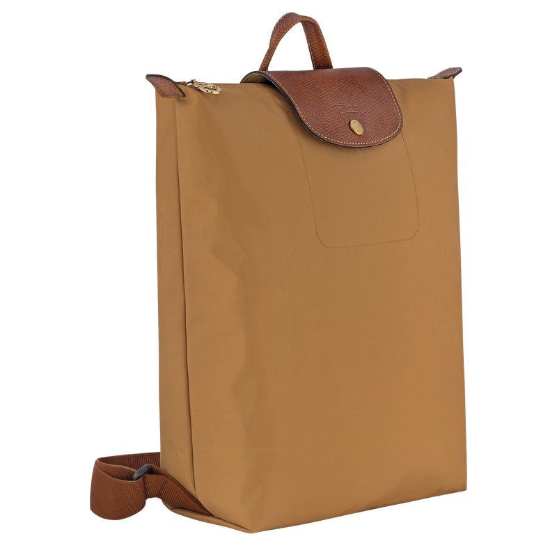 Men Longchamp Le Pliage Original M Backpack Brown | Thailand-964KYLUCG