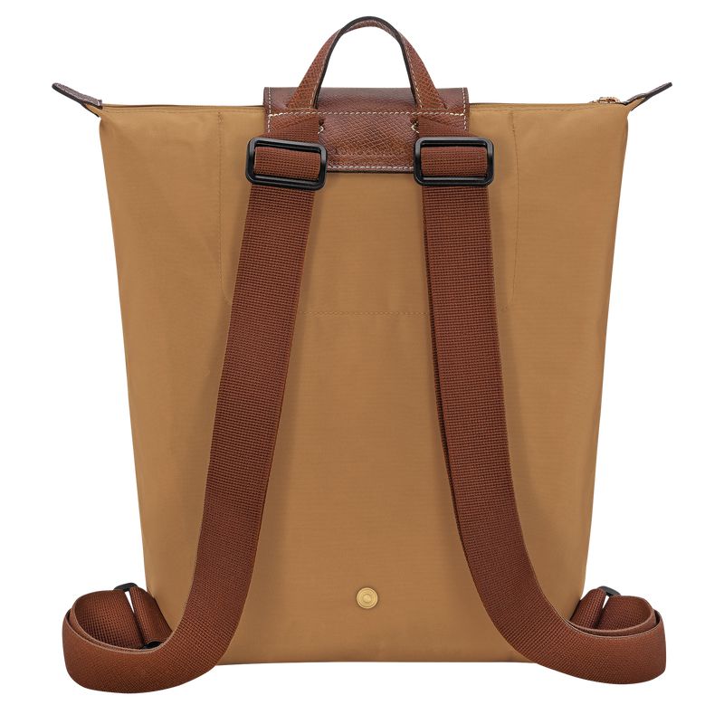 Men Longchamp Le Pliage Original M Backpack Brown | Thailand-964KYLUCG