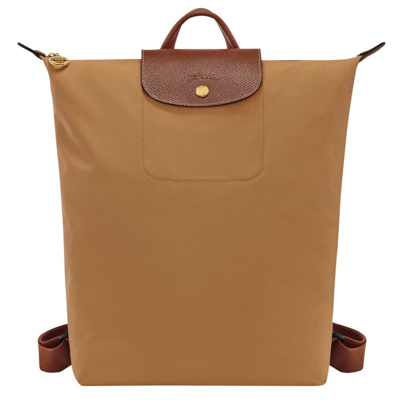Men Longchamp Le Pliage Original M Backpack Brown | Thailand-964KYLUCG