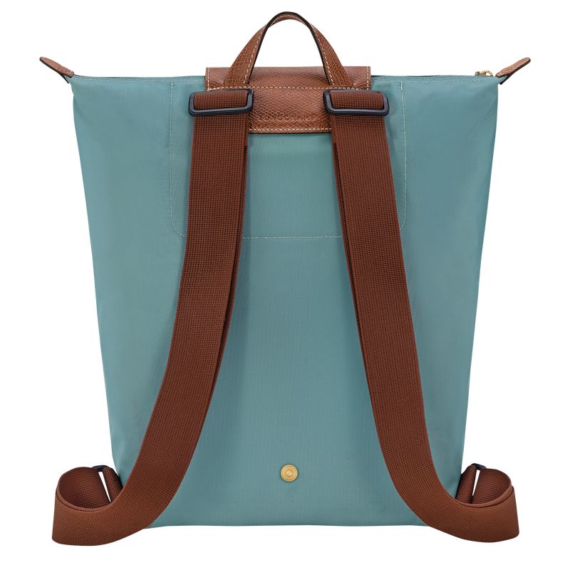 Men Longchamp Le Pliage Original M Backpack Blue | Thailand-394XNCDSM