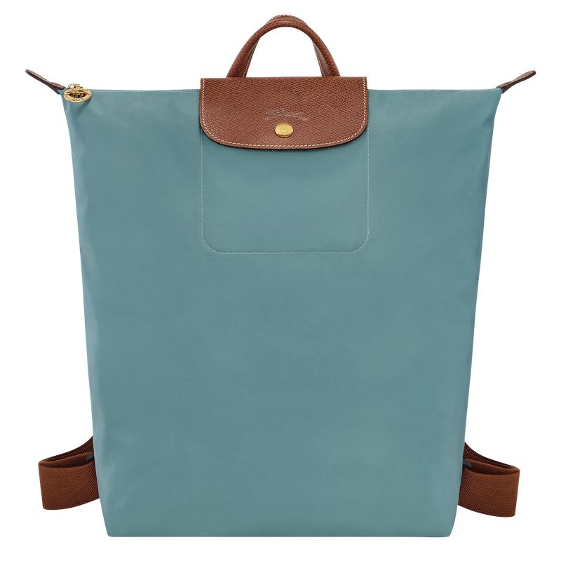 Men Longchamp Le Pliage Original M Backpack Blue | Thailand-394XNCDSM