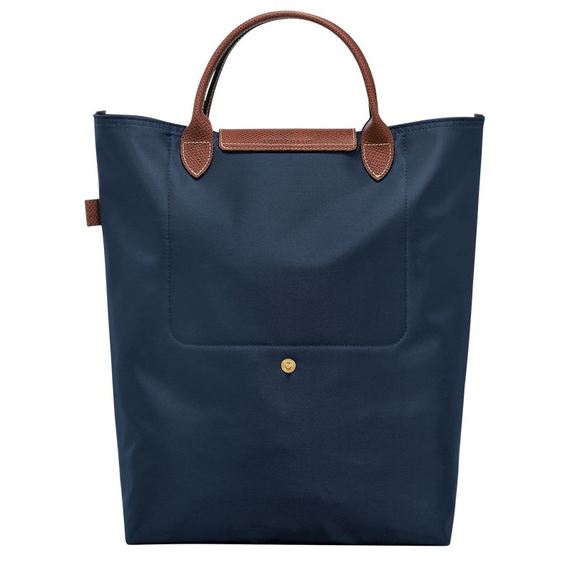 Men Longchamp Le Pliage Original M Tote Bag Navy | Thailand-320HVTIXW