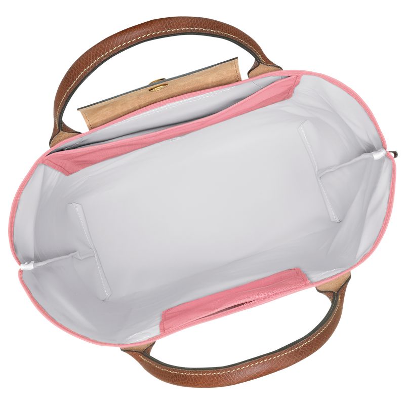 Men Longchamp Le Pliage Original M Tote Bag Pink | Thailand-875NKCGME
