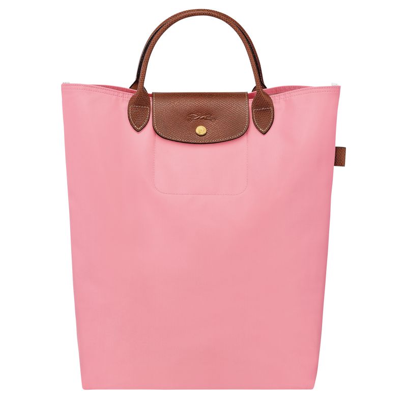 Men Longchamp Le Pliage Original M Tote Bag Pink | Thailand-875NKCGME