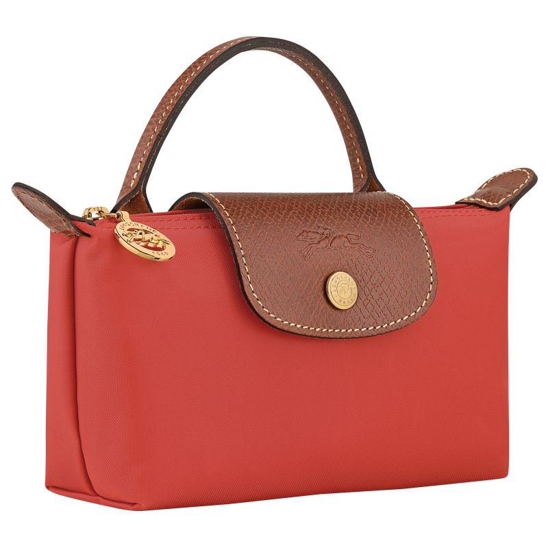 Men Longchamp Le Pliage Original With Handle Pouch Pink | Thailand-736BNXKEM