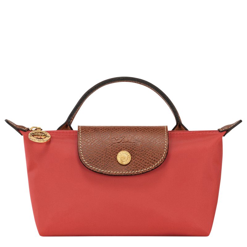 Men Longchamp Le Pliage Original With Handle Pouch Pink | Thailand-736BNXKEM