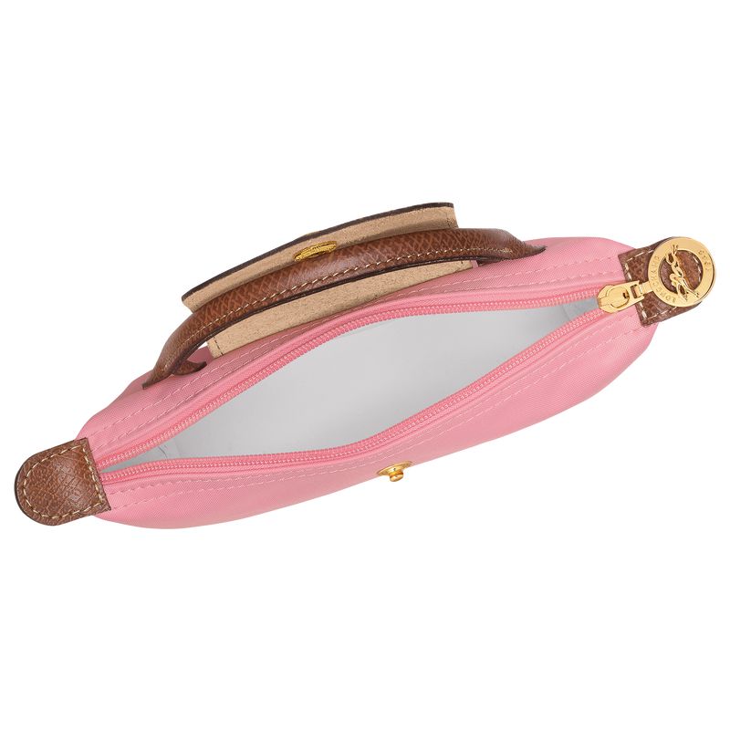 Men Longchamp Le Pliage Original With Handle Pouch Pink | Thailand-185IAPQMW