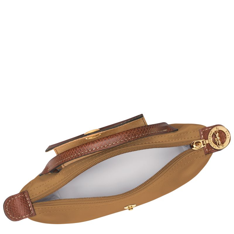 Men Longchamp Le Pliage Original With Handle Pouch Brown | Thailand-609STHJRU