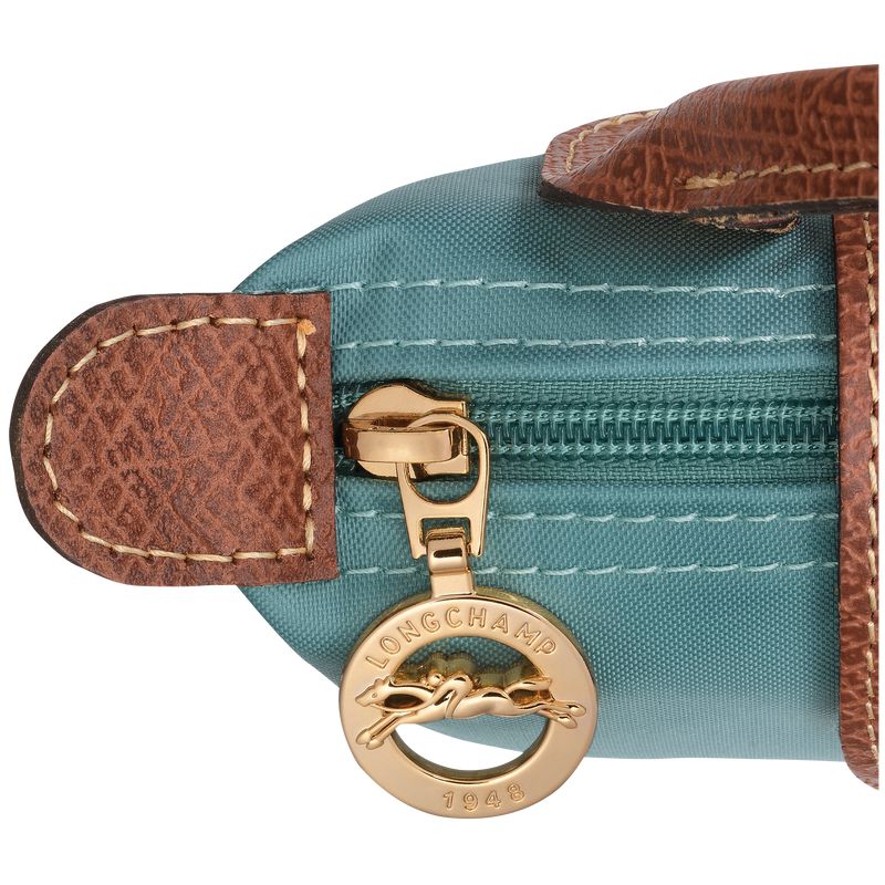 Men Longchamp Le Pliage Original With Handle Pouch Blue | Thailand-960QTGXZP