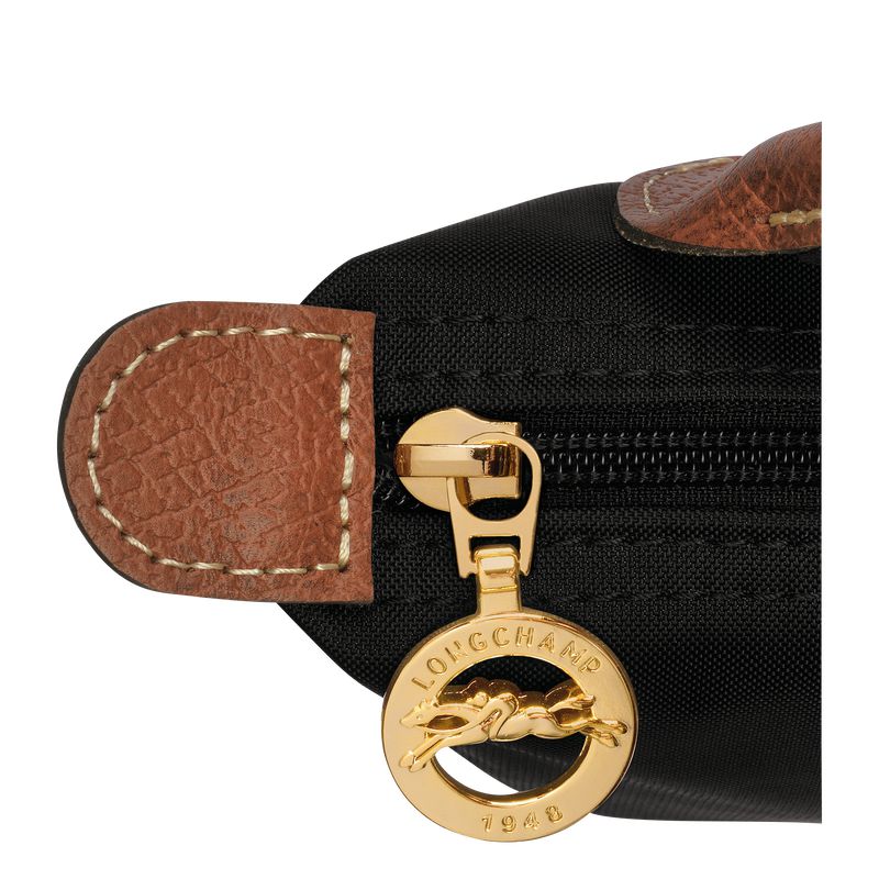 Men Longchamp Le Pliage Original With Handle Pouch Black | Thailand-948ACJTOZ
