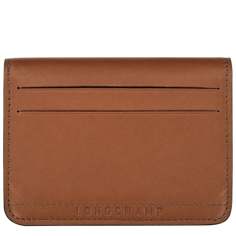 Men Longchamp Le Pliage Xtra Card Holder Brown | Thailand-658UJPSFV