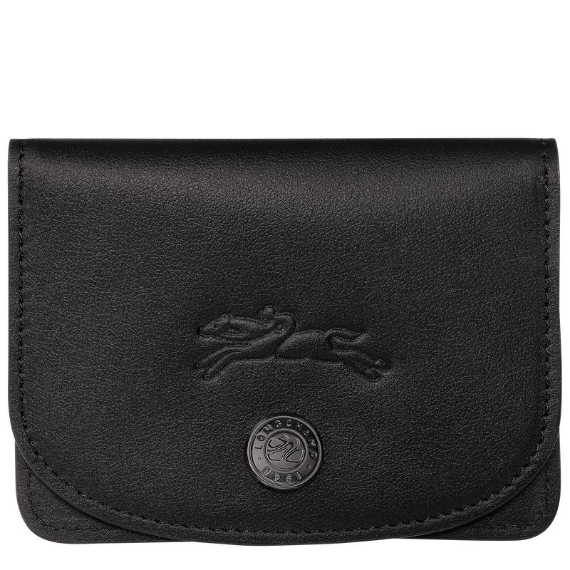 Men Longchamp Le Pliage Xtra Card Holder Black | Thailand-408XSLGFP
