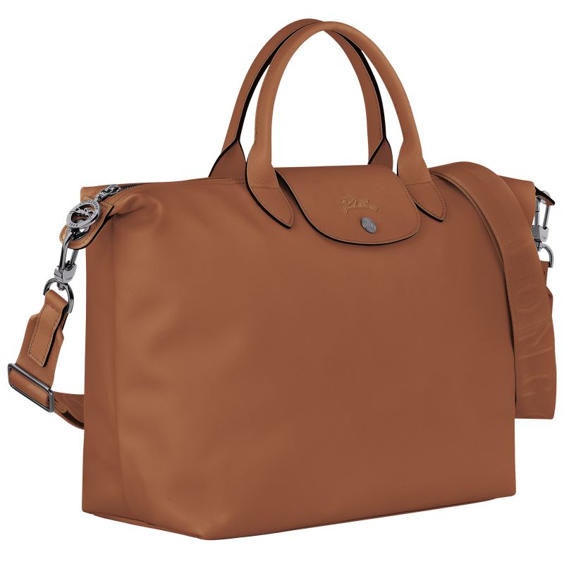 Men Longchamp Le Pliage Xtra L Handbag Brown | Thailand-219AVSUMW