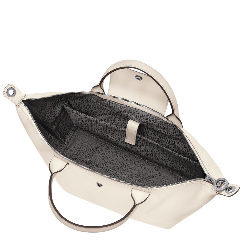 Men Longchamp Le Pliage Xtra L Handbag Cream | Thailand-193MLEYSD