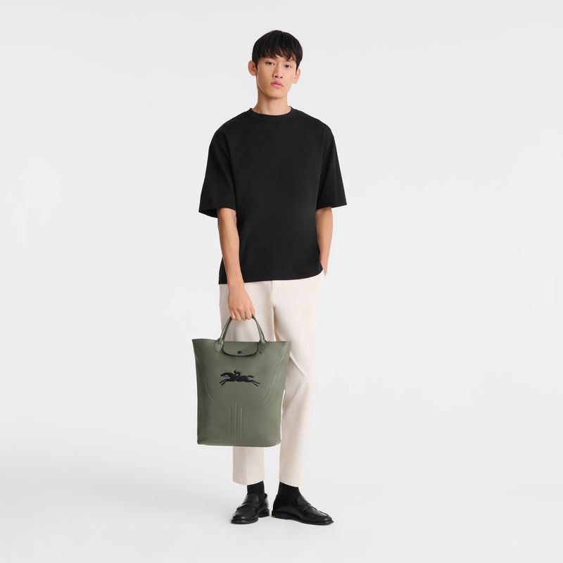 Men Longchamp Le Pliage Xtra M Boot Bag Khaki | Thailand-605HEZFML