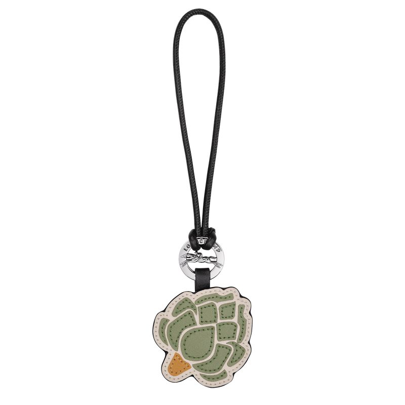 Men Longchamp Longcharm Key Rings Green / Beige | Thailand-564ZUPWAT