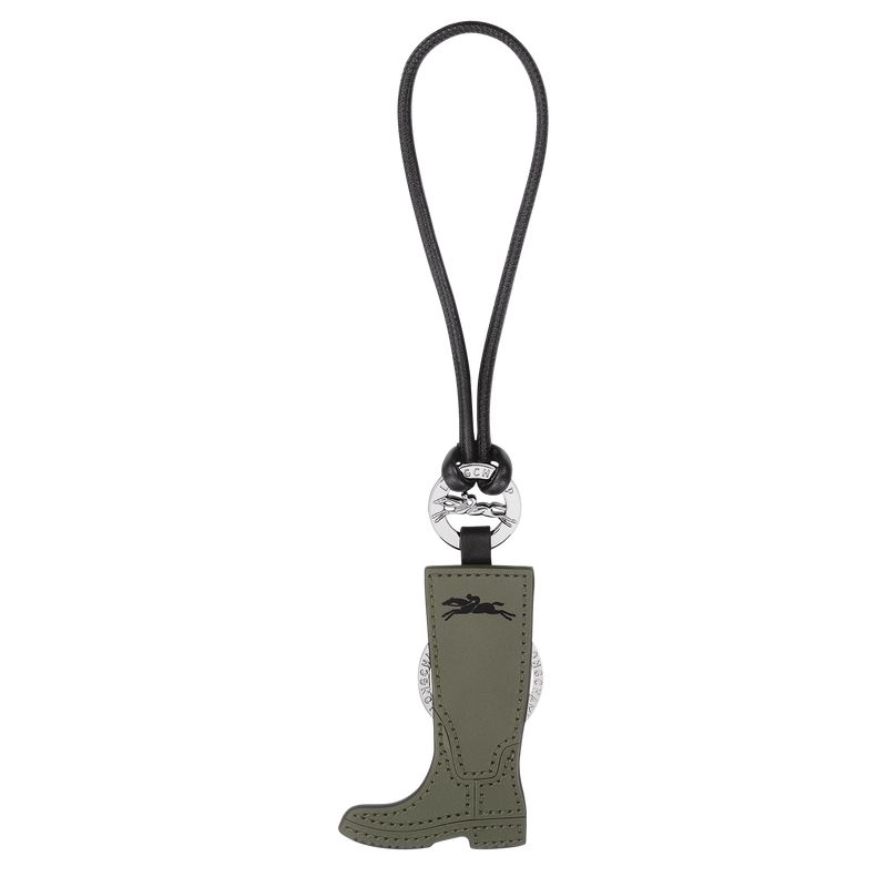 Men Longchamp Longcharm Key Rings Khaki | Thailand-792PLVNBF