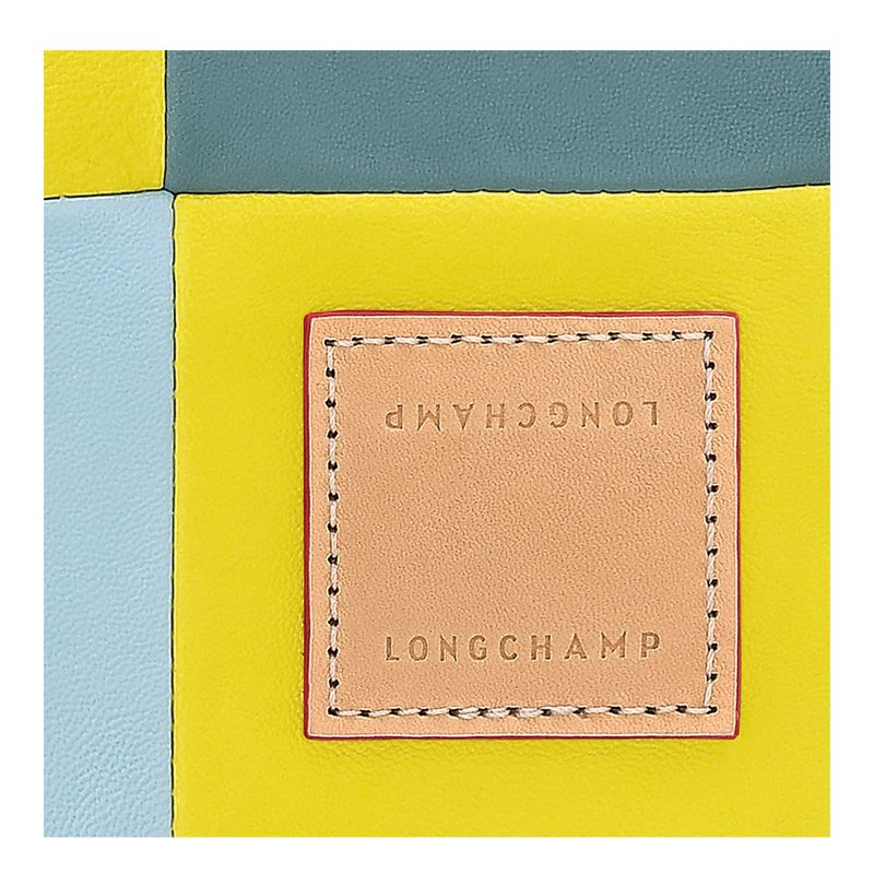 Men Longchamp Re-play L Handbag Blue / Yellow | Thailand-067FQEIJK